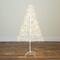 4ft. Pre-Lit Artificial White Starburst Tree, Fairy Warm White LED Lights